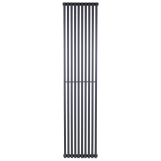 Трубчатый радиатор Betatherm вертикальный Quantum 1 1800x405 (RAL 7024M, подк. №99)
